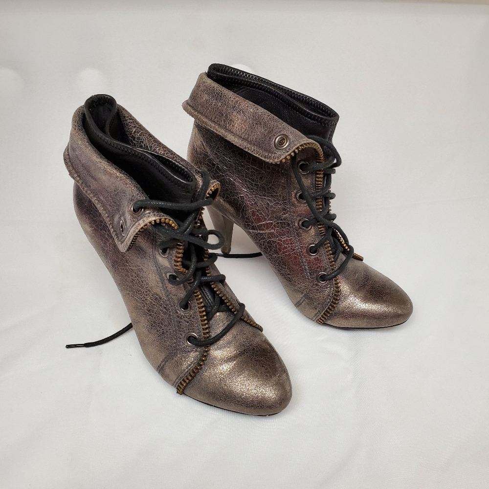 Rare Coach metallic Boots 8.5